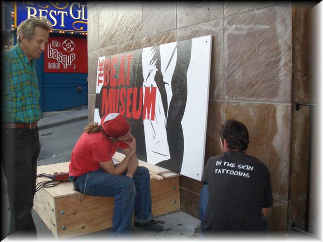 Pondering how to mount the sign